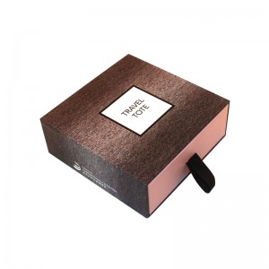Kartonnen verpakking Lade type doos met eigen logo voor parfum